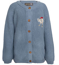 Gilet Hanevild - Tricoté - Quai - Blue Blizzard Gilet Hanevild - Tricoté - Quai - Blue Blizzard