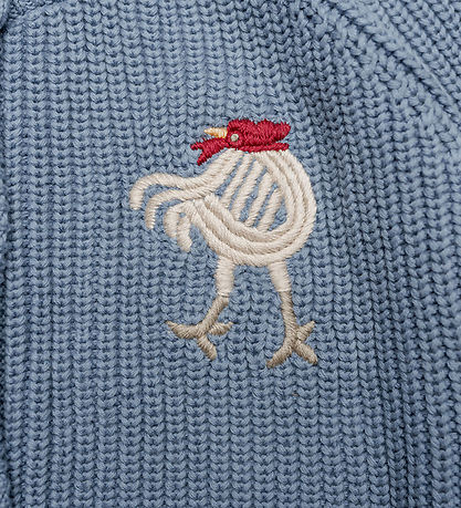 Hanevild Cardigan - Knitted - Wharf - Blue Blizzard