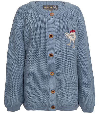 Hanevild Cardigan - Knitted - Wharf - Blue Blizzard