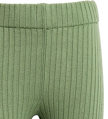 Hanevild Trousers - Knitted - Rib - Tilde - Shale Green