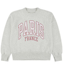 Abercrombie & Fitch Sweat-shirt - Marron Clair Chiné av. Rose Abercrombie & Fitch Sweat-shirt - Marron Clair Chiné av. Rose
