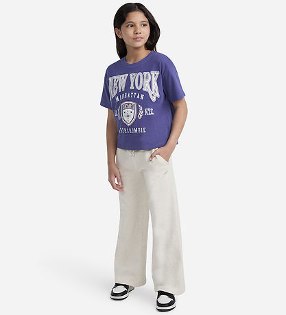 Abercrombie & Fitch Joggingbuxur - Hafrar Heather