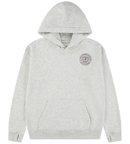 Abercrombie & Fitch Hettupeysa - Ljósgráir tónar M. Prentað