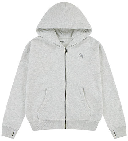Abercrombie & Fitch Neuletakki - Vaaleanharmaa melange