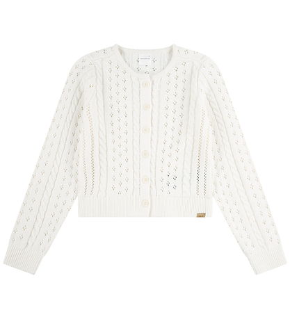 Abercrombie & Fitch Gilet - Tricoté - Jet Stream av. Pointelle Abercrombie & Fitch Gilet - Tricoté - Jet Stream av. Pointelle