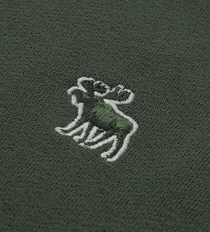 Abercrombie & Fitch Sweatshirt w. Zipper - Thyme