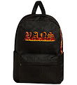 Vans Backpack - Old Skool Grom - Black/Flame Vans Backpack - Old Skool Grom - Black/Flame
