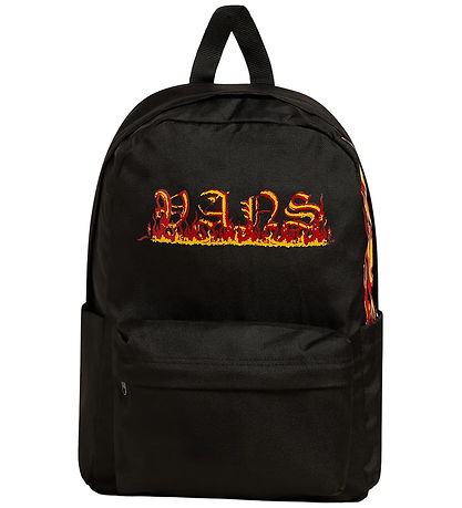 Vans Backpack - Old Skool Grom - Black/Flame