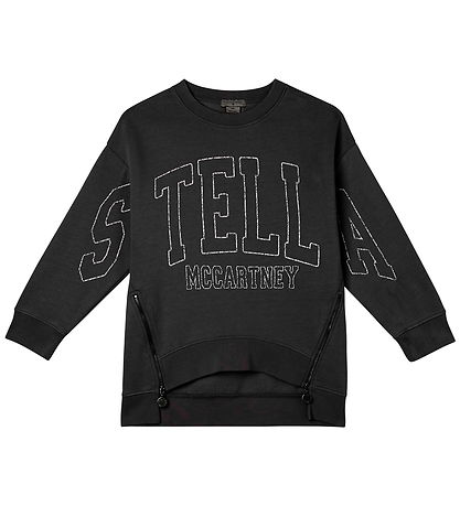 Stella McCartney Kids Sweatshirt - Schwarz m. Weiß
