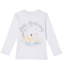 Stella McCartney Kids Blouse - White w. Swan
