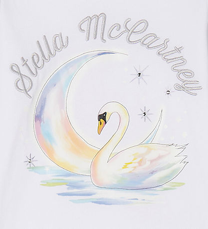 Stella McCartney Kids Blouse - White w. Swan