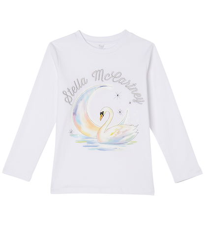 Stella McCartney Kids Blouse - White w. Swan