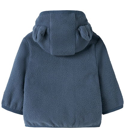 Name It Flísjakki - NbnMeeko - Vintage Indigo M. Eyru