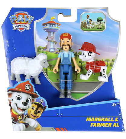 Paw Patrol Lekefigurer - Marshall & Farmer Al