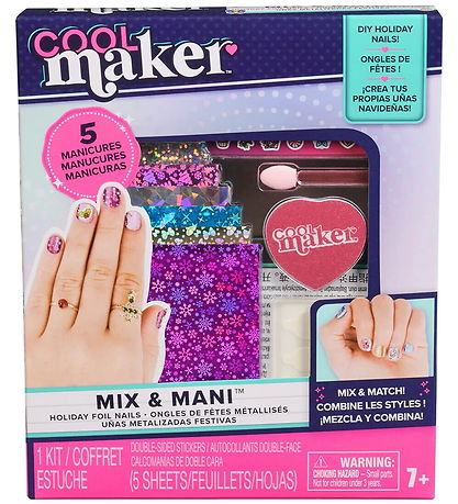 Cool Maker Nagelset - Mix & Mani - Holiday Foliennägel
