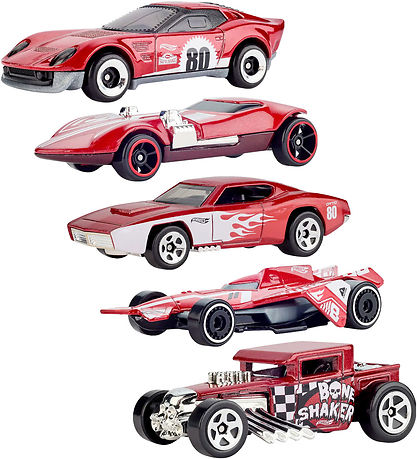 Hot Wheels Cars - 5-Pack - Mattel 80Th Anniversary
