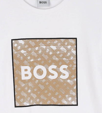 BOSS T-Shirt - Weiß m. Print