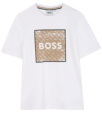 BOSS T-Shirt - Weiß m. Print