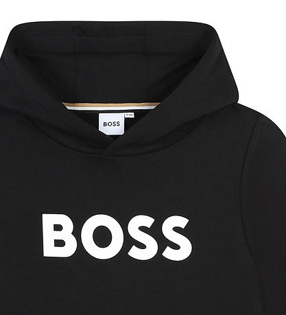 BOSS Hoodie - Black w. Logo
