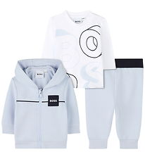 BOSS Gift Box - Sweat Set/Blouse - Light boat/White w. Print BOSS Gift Box - Sweat Set/Blouse - Light boat/White w. Print