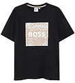 BOSS T-shirt - Black w. Print BOSS T-shirt - Black w. Print