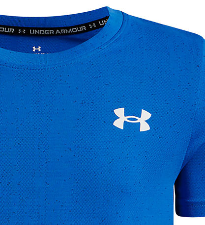 Under Armour Stuttermabolur - Vanish óaðfinnanlegt - Blue Atlant