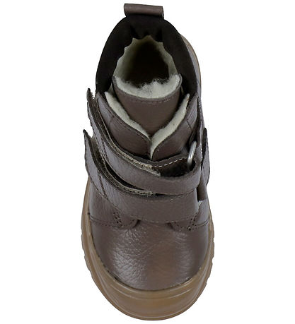 Angulus Byrjunarstígvél M. fóðri - Tex - Dark Taupe/Dark Brown