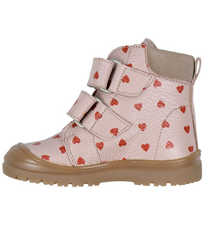 Angulus Winter Boots - Tex - Rose Hearts/Dusty Mauve