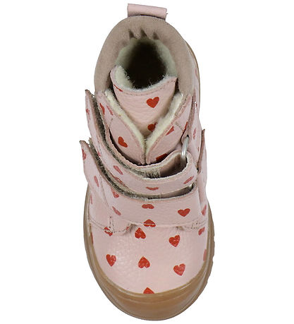 Angulus Winter Boots - Tex - Rose Hearts/Dusty Mauve