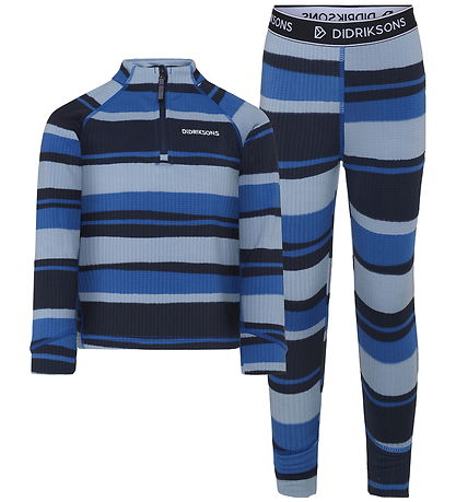 Didriksons Baselayer - Jadis - Trails Blue