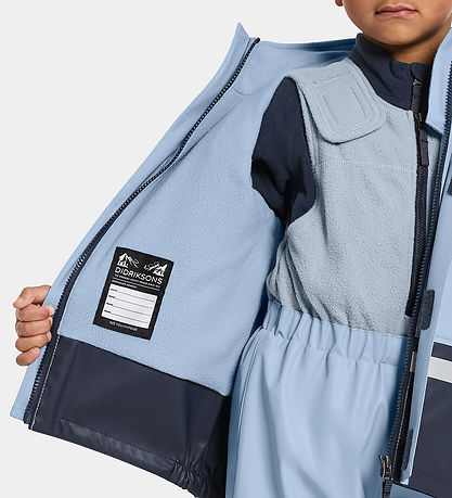 Didriksons Regnföt M. Flís - Boardman - PU - Cloud Blue