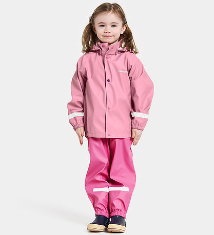 Didriksons Rainwear w. Suspenders - PU - Slaskeman - Light Heath