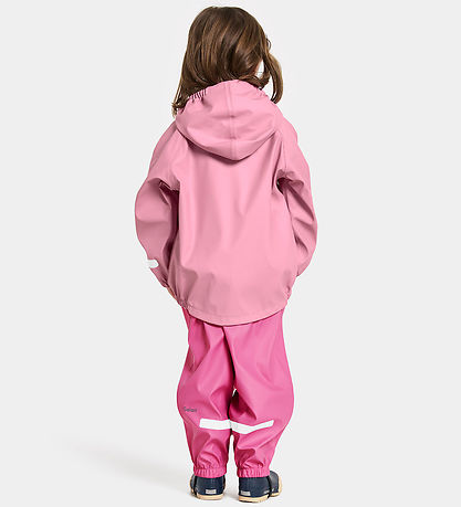 Didriksons Rainwear w. Suspenders - PU - Slaskeman - Light Heath