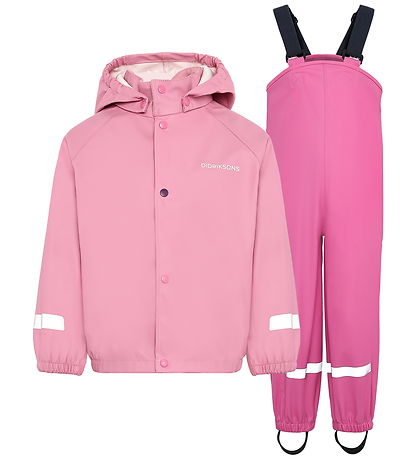 Didriksons Rainwear w. Suspenders - PU - Slaskeman - Light Heath