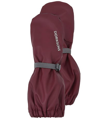 Didriksons Wanten m. Fleece - PU - Pileglove - Anemon Rood