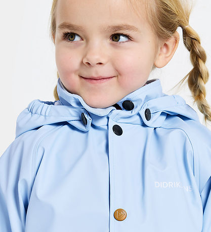 Didriksons Rainwear w. Suspenders - PU - Slaskeman - Light Sea B