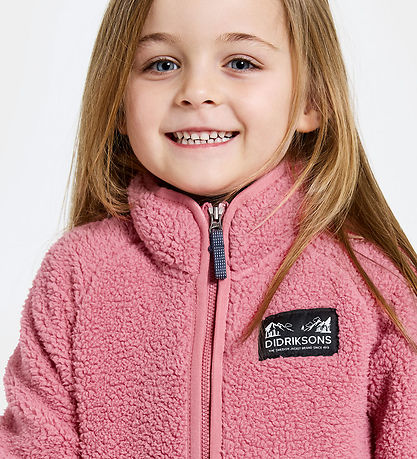 Didriksons Fleece Jacket - Gibbs - Heather Pink