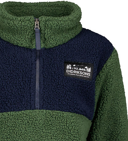 Didriksons Fleece Jumper - Cuddly - Light Moss
