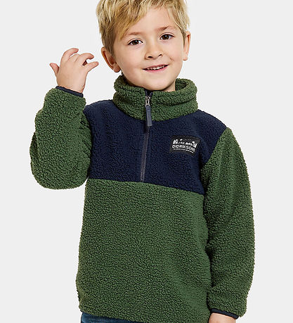 Didriksons Fleece Jumper - Cuddly - Light Moss
