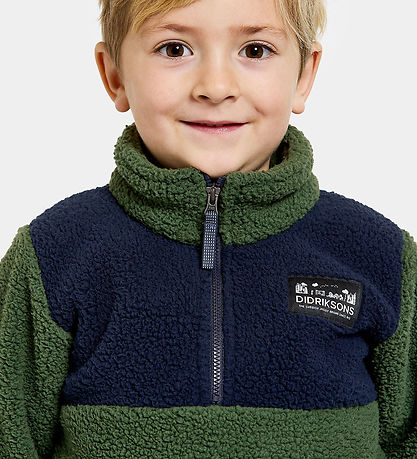 Didriksons Fleece Jumper - Cuddly - Light Moss