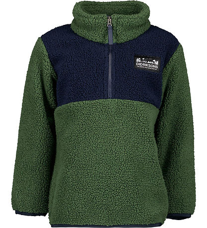 Didriksons Fleece Jumper - Cuddly - Light Moss