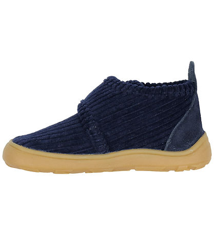 Chaussons Bisgaard - Pieds nus - Marine Corduroy