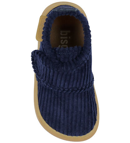 Chaussons Bisgaard - Pieds nus - Marine Corduroy