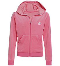 adidas Originals Cardigan - Velvet - Pink Fusion/White adidas Originals Cardigan - Velvet - Pink Fusion/White
