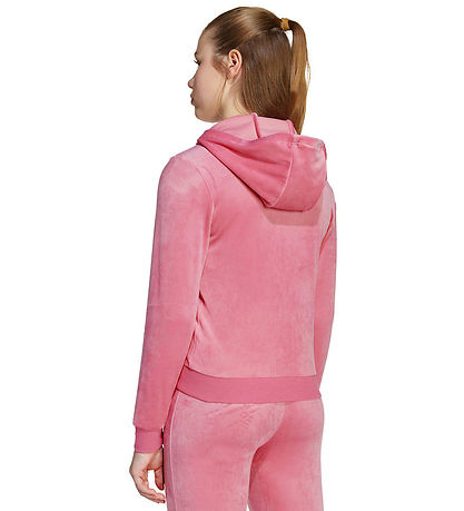 Gilet - Velours adidas Originals - Rose Fusion/Blanc Gilet - Velours adidas Originals - Rose Fusion/Blanc