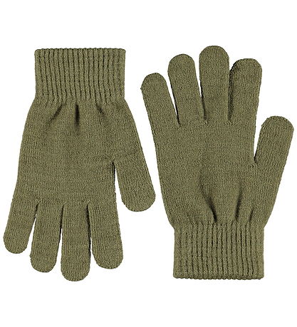 Molo Handschoenen - Acryl/Wol - Kiddy - 2-pack - Bark Green