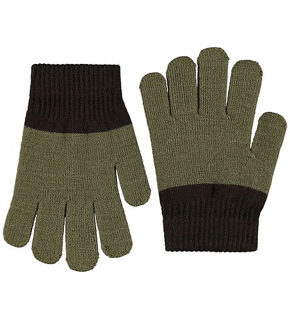Molo Handschuhe - Strick - Kei - 2er-Pack - Bark Green