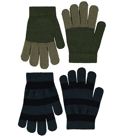 Molo Handschuhe - Strick - Kei - 2er-Pack - Bark Green