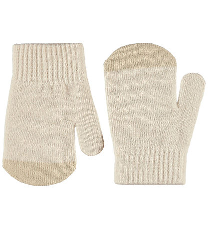 Molo Fäustlinge - Strick - Kenny - 2er-Pack - White Lärm