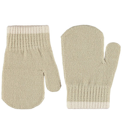 Molo Fäustlinge - Strick - Kenny - 2er-Pack - White Lärm